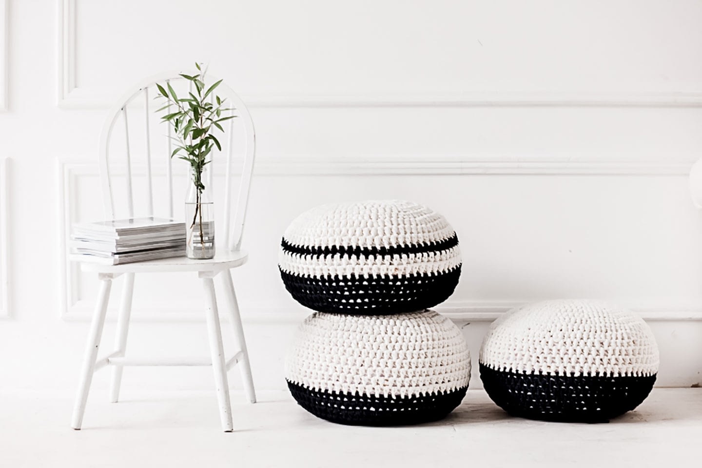 Black and White - Deko-Inspirationen für dein Boho-Wohnzimmer